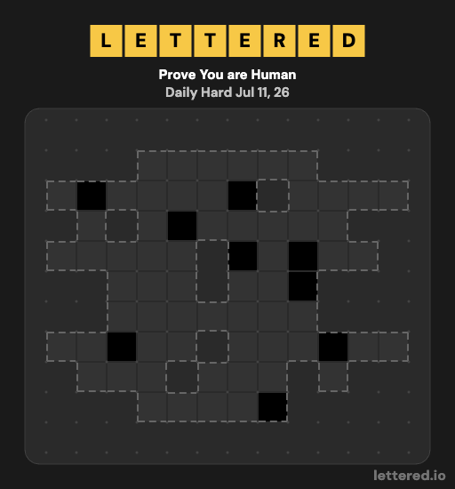 Animated replay of a Daily Hard solve